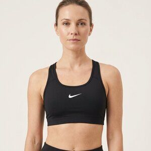 NIKE NON-PADDED SPORTS BRA  / BLACK (LARGE)